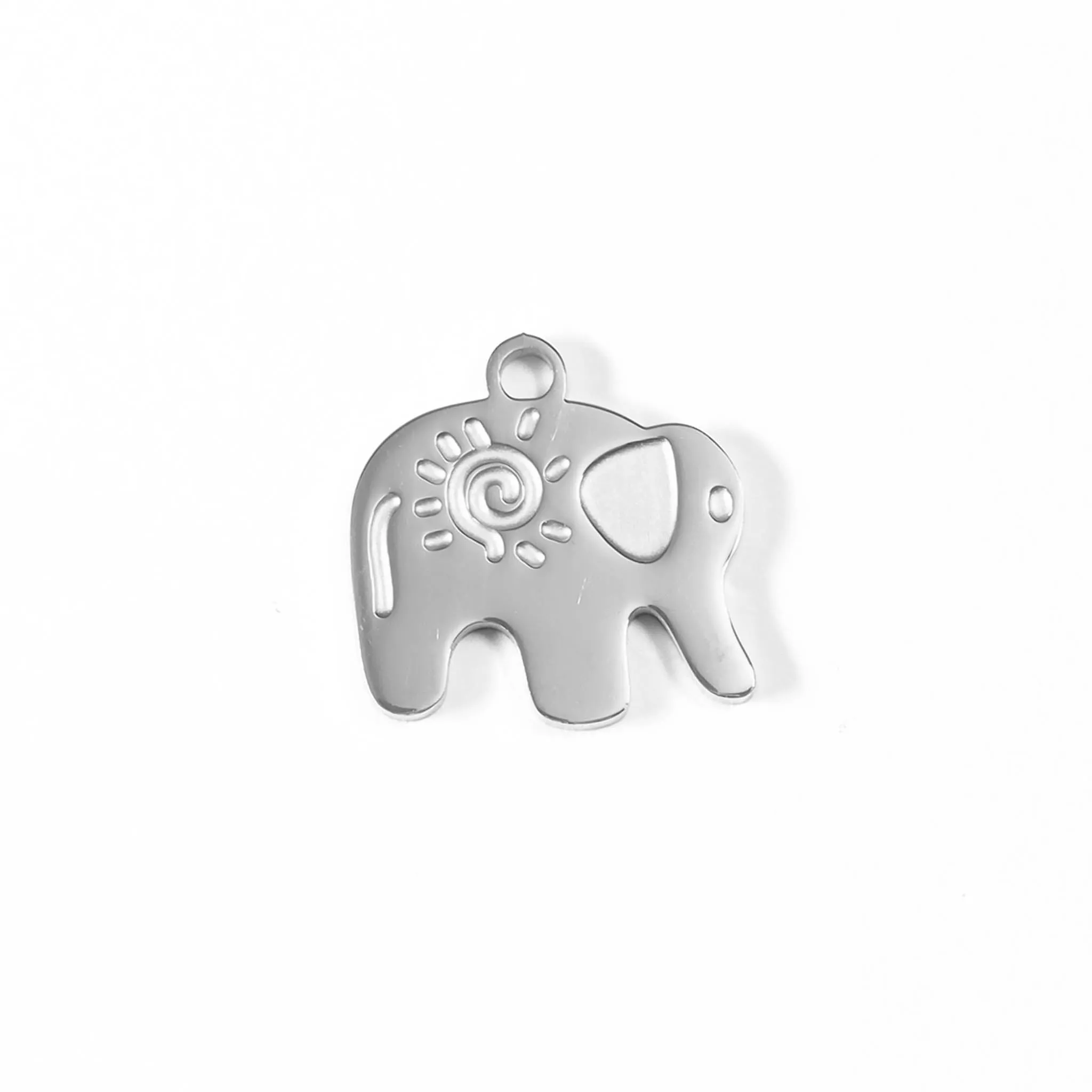 18K Gold PVD Stainless Steel Elephant Charm / PDL0016