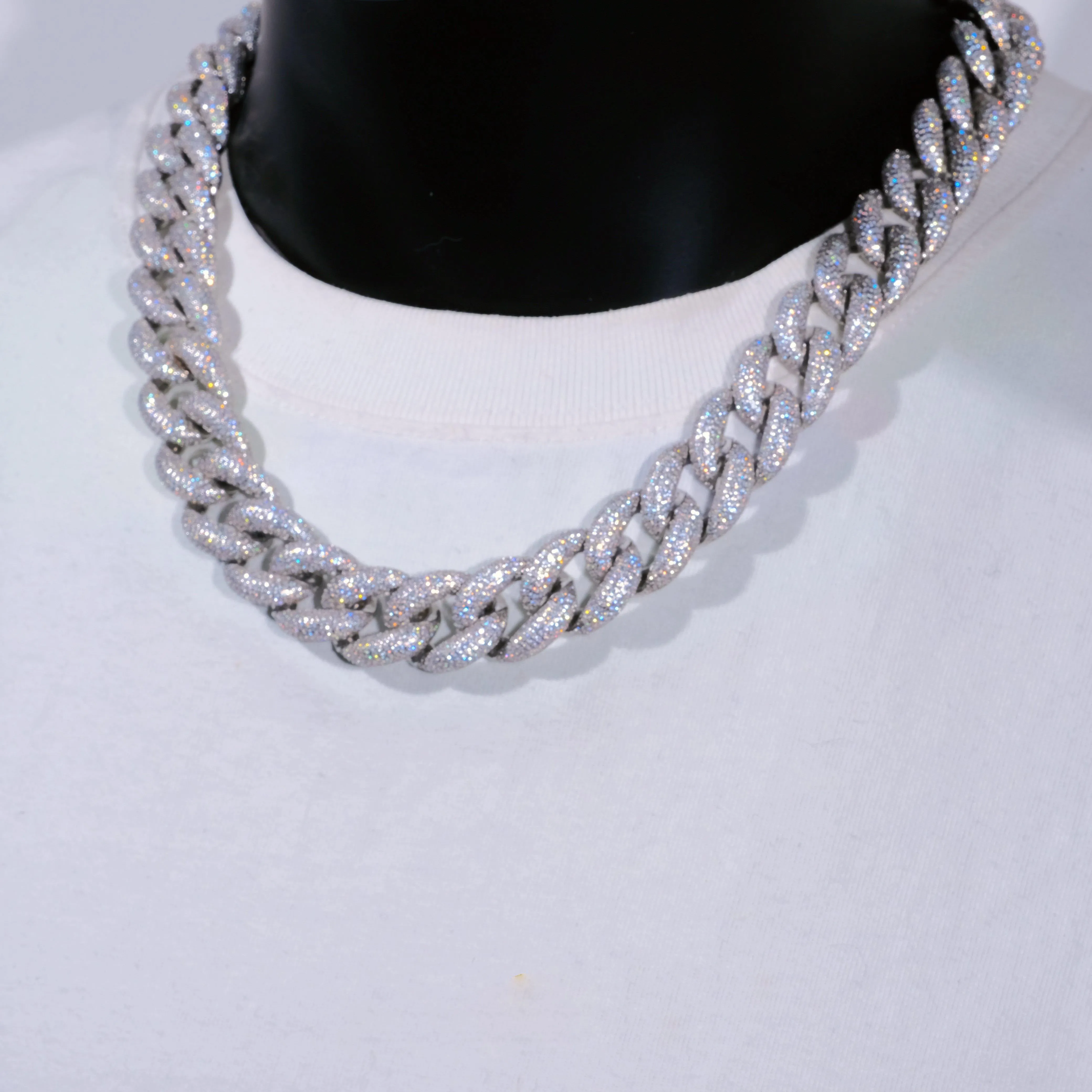 18mm 5-Row Iced Cuban Chain