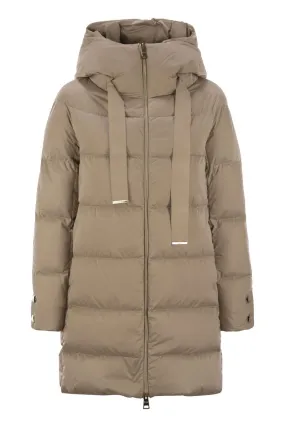 A-SHAPE DOWN JACKET WITH HOOD