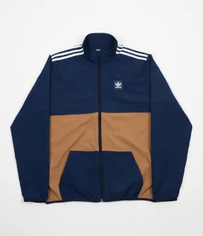 Adidas Class Action Jacket - Collegiate Navy / Raw Desert / White