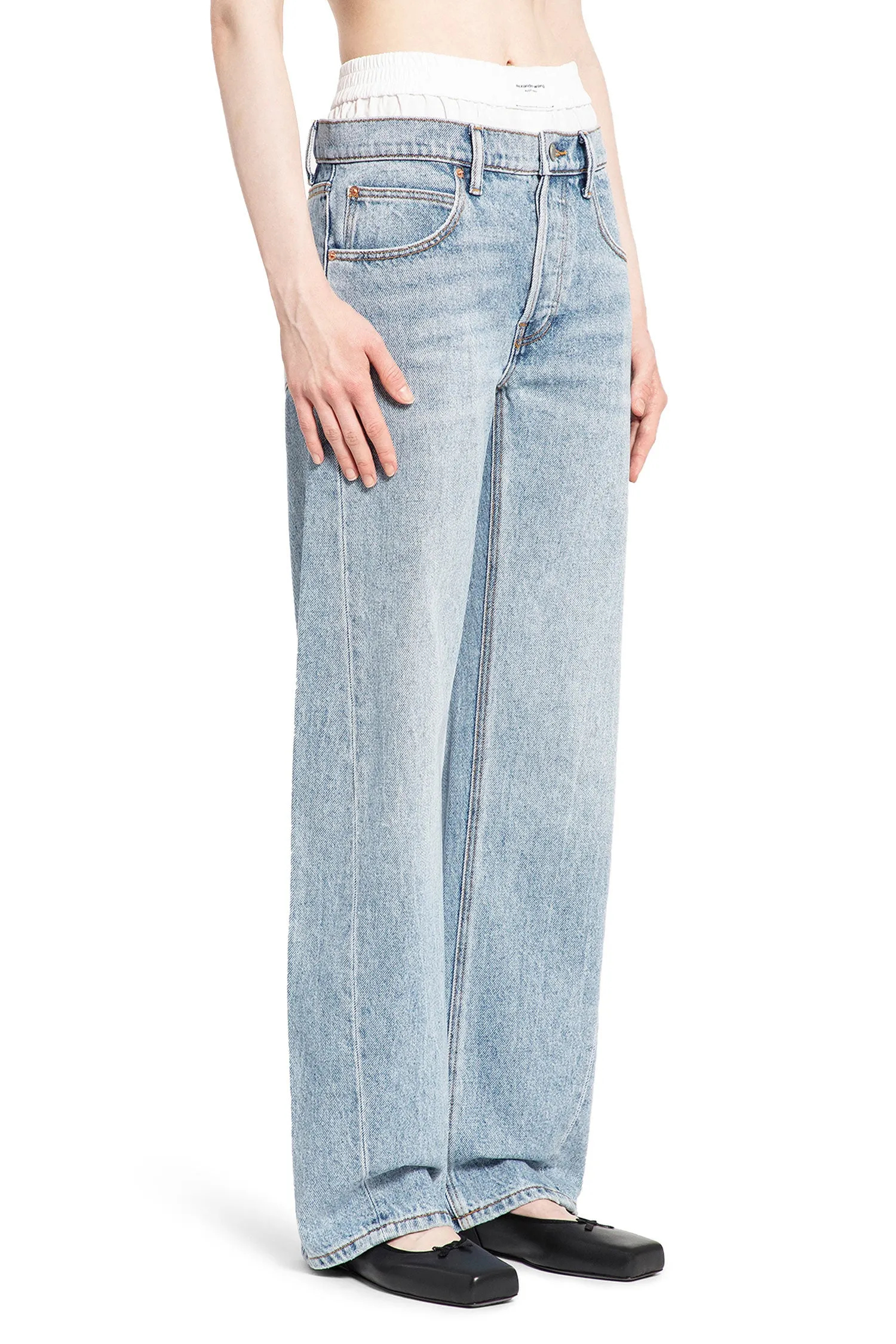 ALEXANDER WANG WOMAN BLUE JEANS