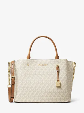 Arielle Large Logo Satchel