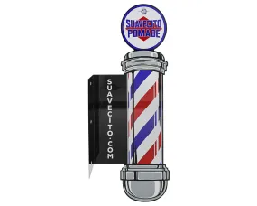 Barber Pole Metal Sign