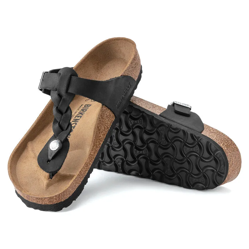 BIRKENSTOCK GIZEH BRAID BLACK