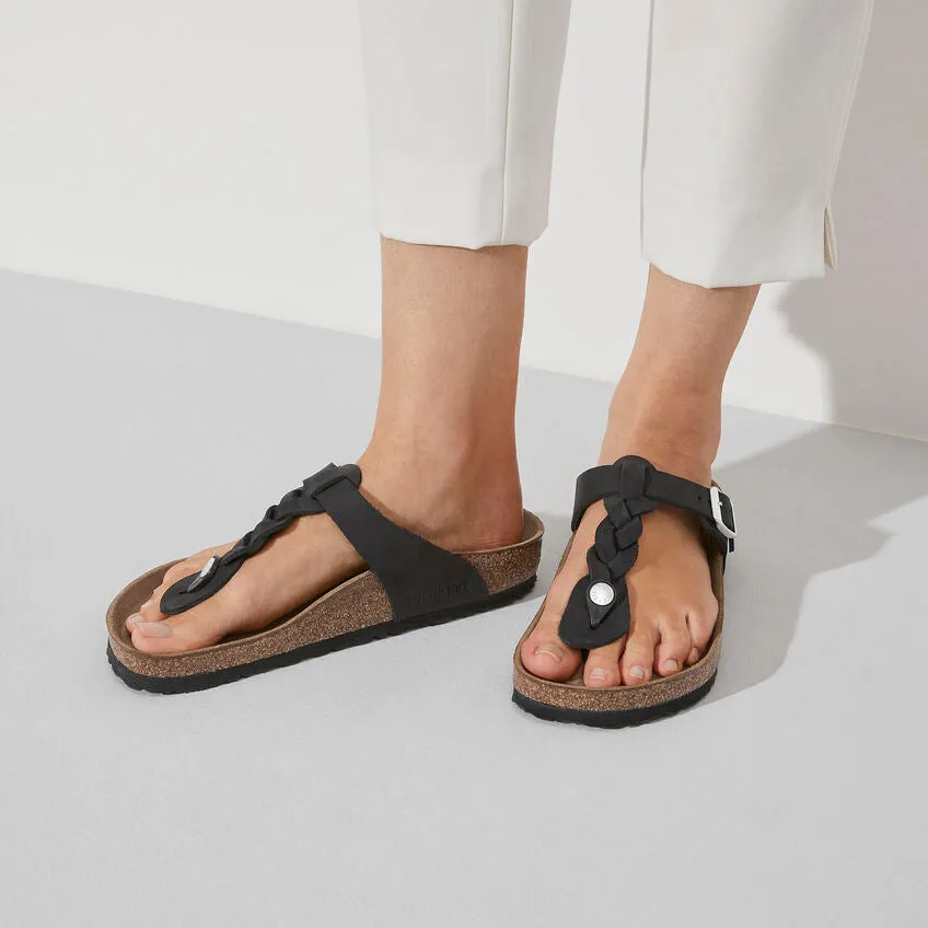 BIRKENSTOCK GIZEH BRAID BLACK