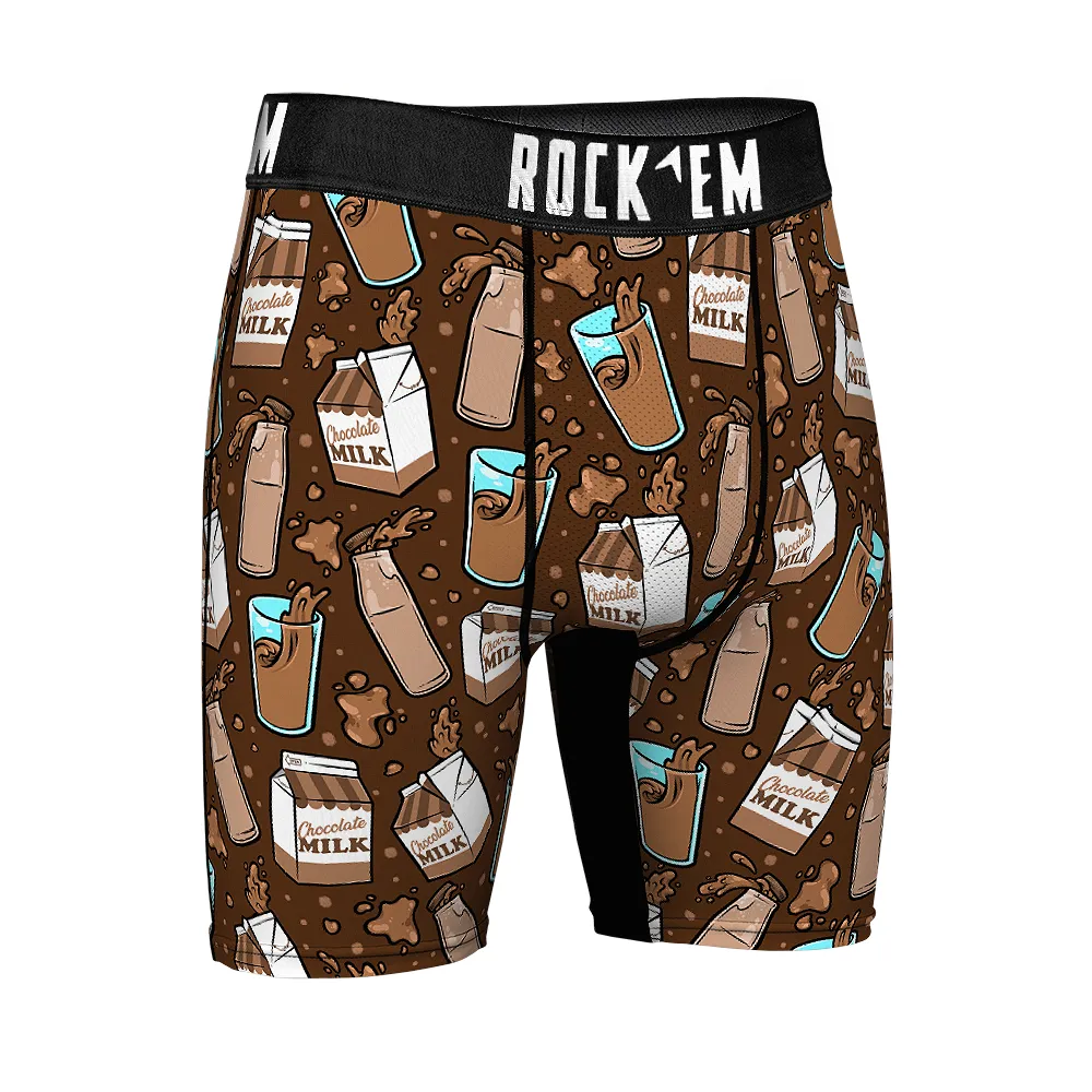 Boxer Briefs - Chocolate Milk All-Over