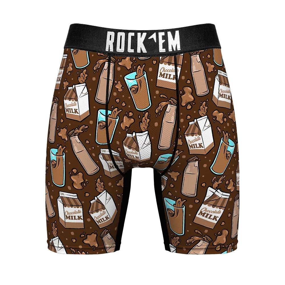 Boxer Briefs - Chocolate Milk All-Over