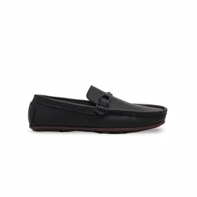 Boys Black Formal Moccasin KD0993