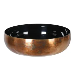 Burnt Brass & Enamel Bowl