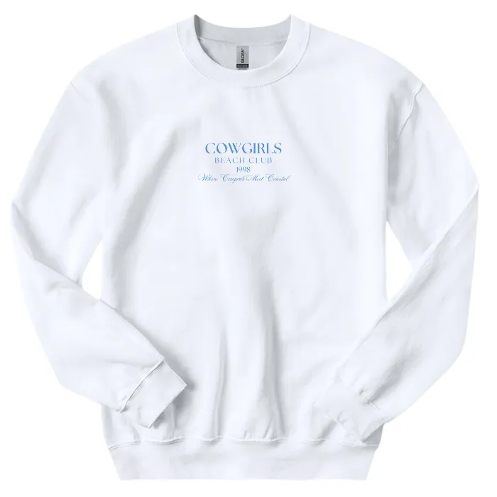 coastal cowgirl beach club sweatshirt