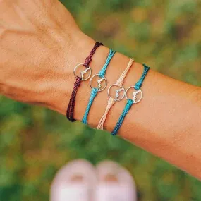 Cord Rope Mountain Circle Bracelets or Anklets 4PCs/Set