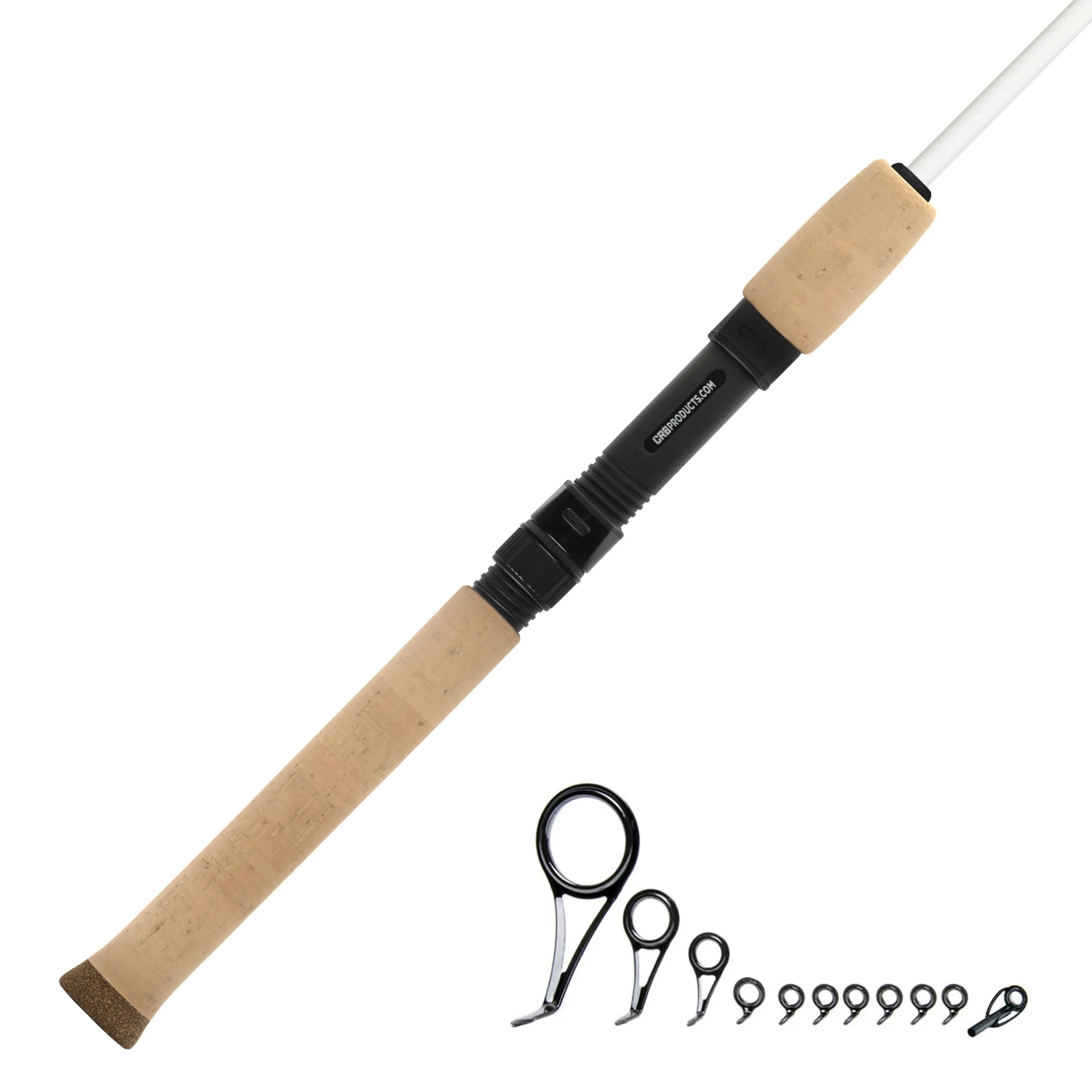 CRB 6'6" Light 2-Piece Color Spinning Rod Kit