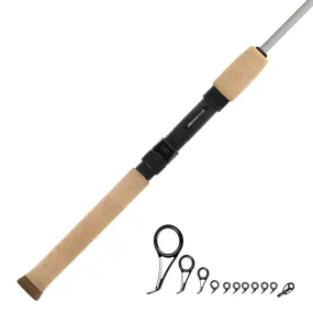 CRB 6'6" Light 2-Piece Color Spinning Rod Kit