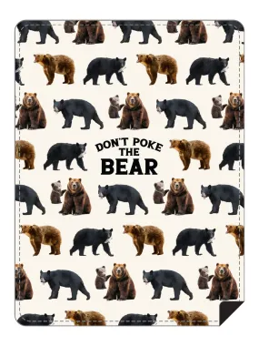 Don't Poke The Bear Throw Blanket