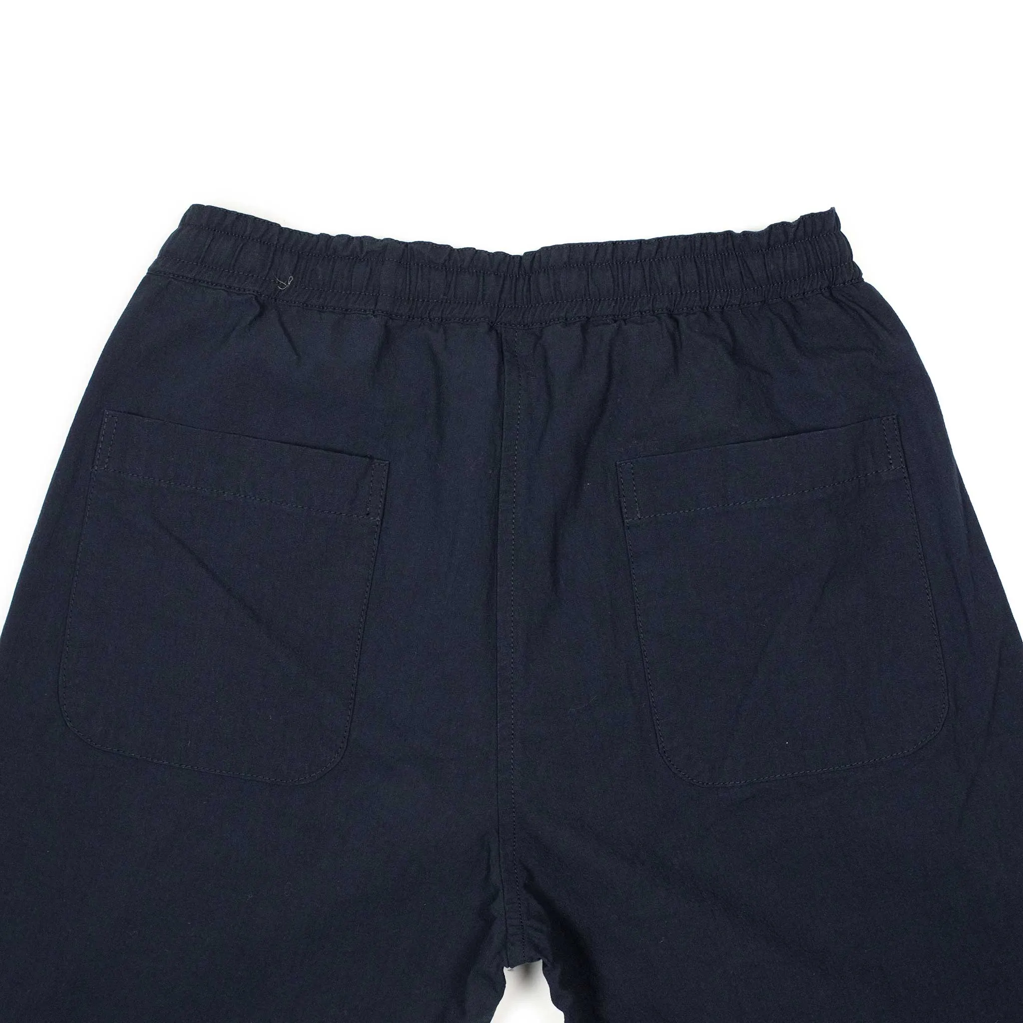 Easy pants in navy cotton oxford