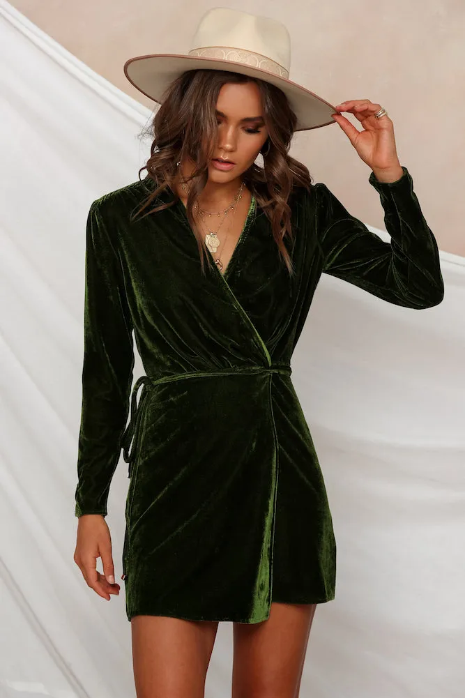 Free Spirit Dress Olive