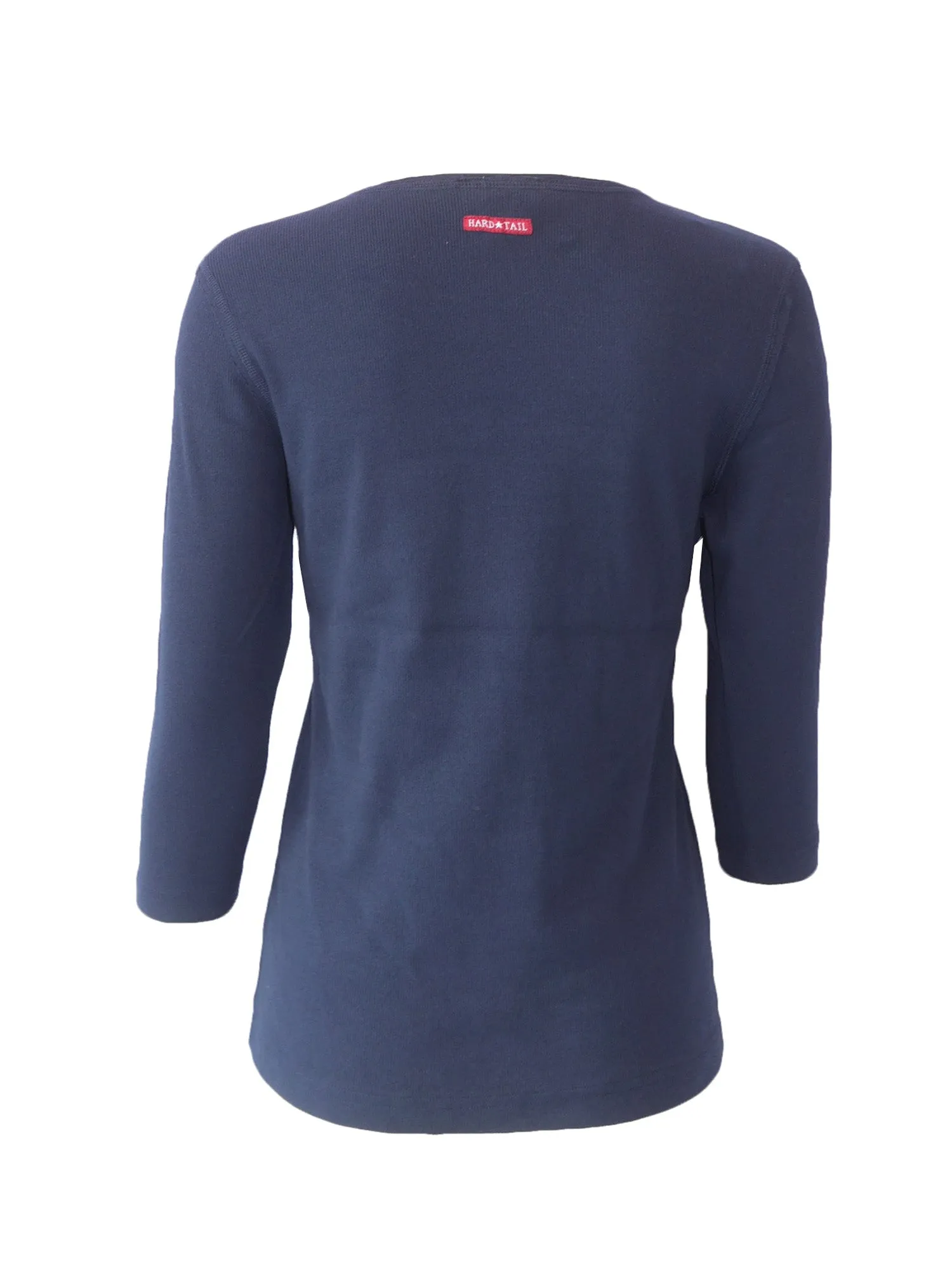 Hard Tail Ribbed 3/4 Sleeve Crewneck Shirt CS-117