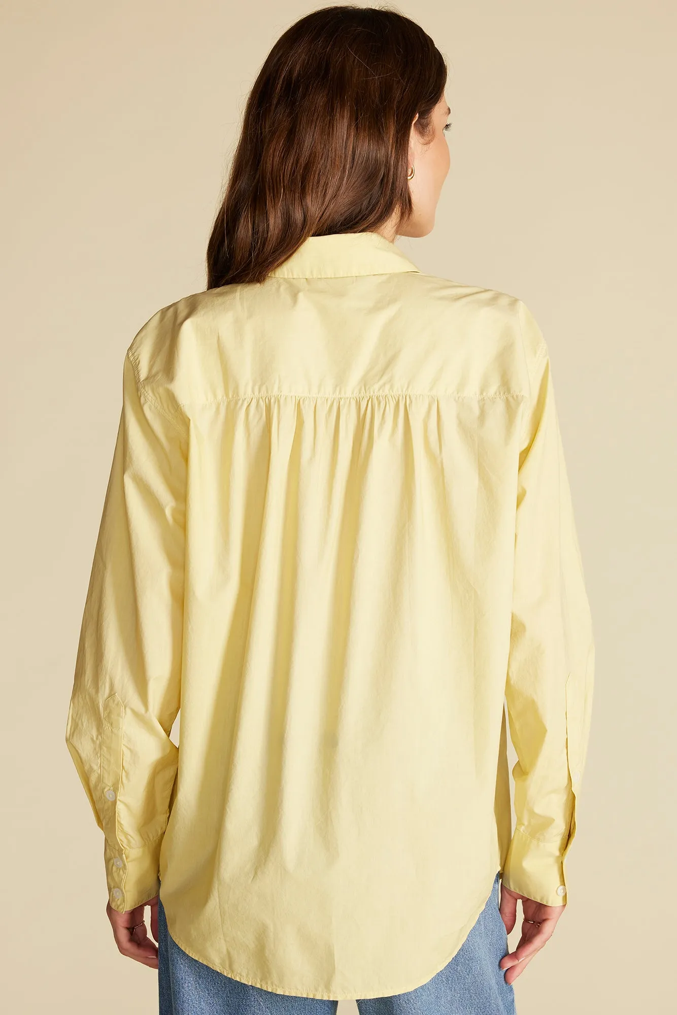 Henri Button Down Shirt - Anise Yellow