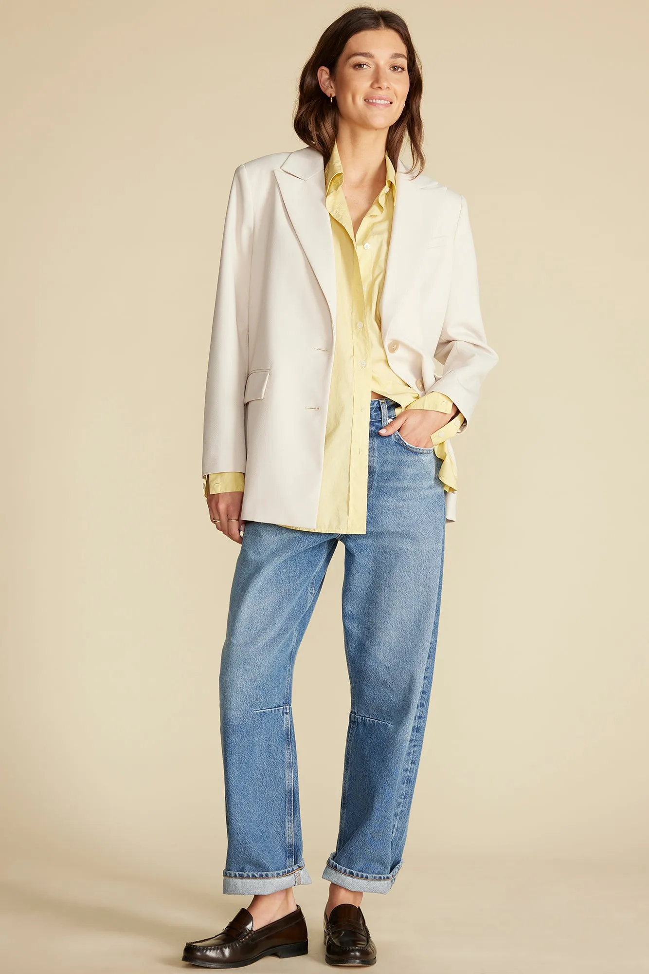 Henri Button Down Shirt - Anise Yellow