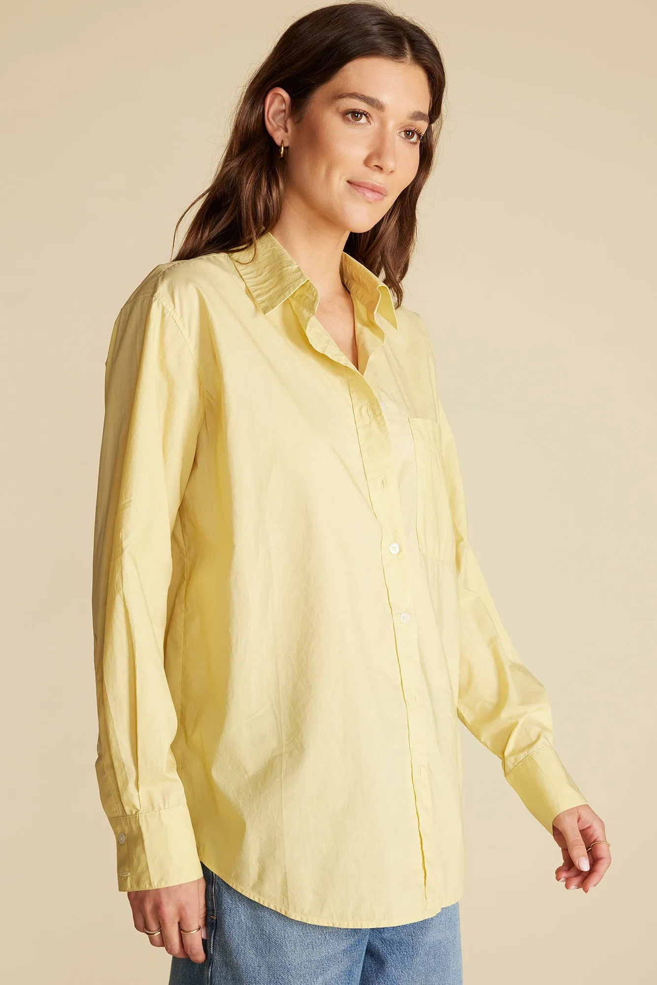 Henri Button Down Shirt - Anise Yellow