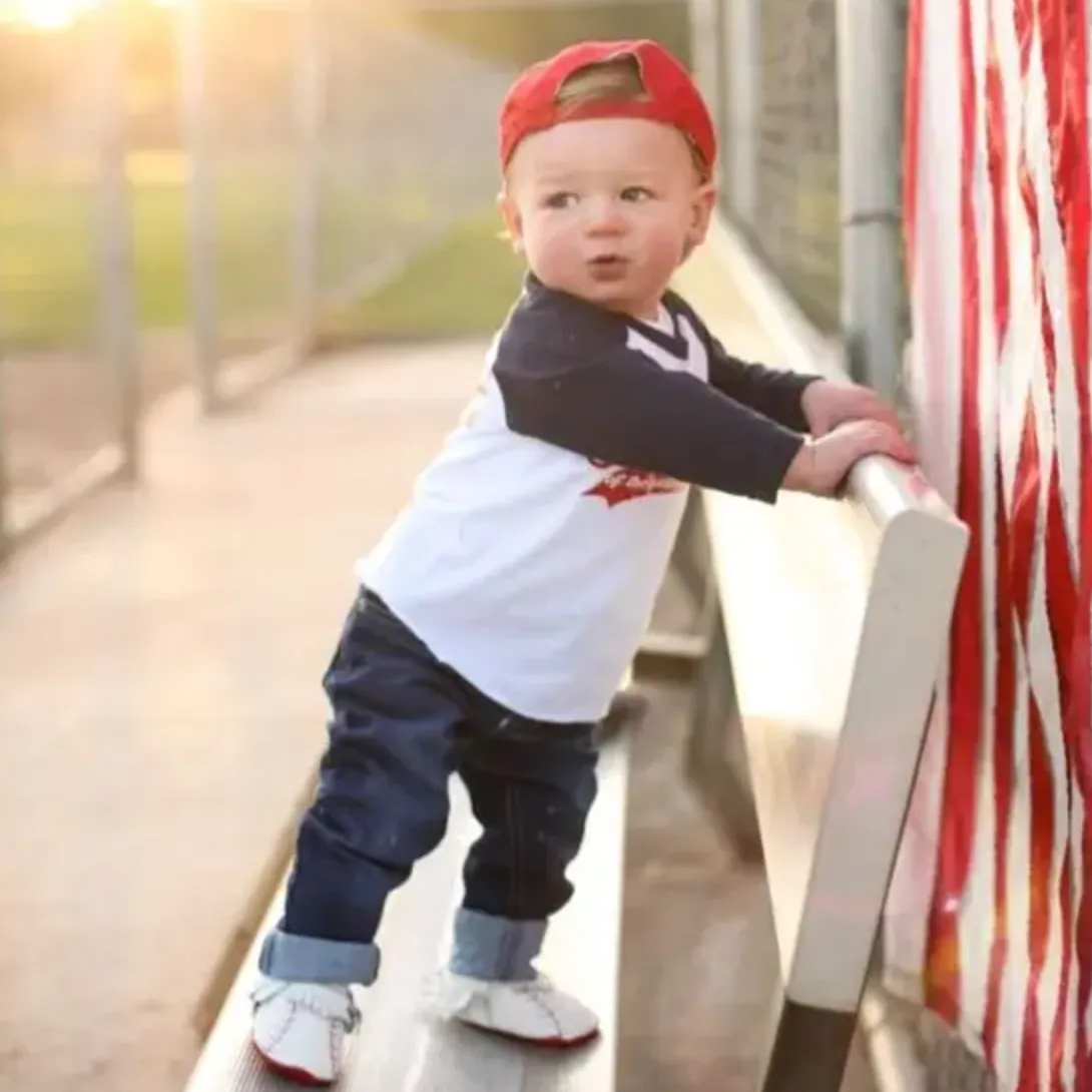 home run leather baby moccasins