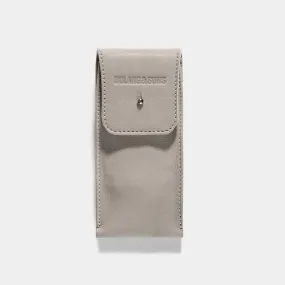 Ivory Leather Watch Pouch