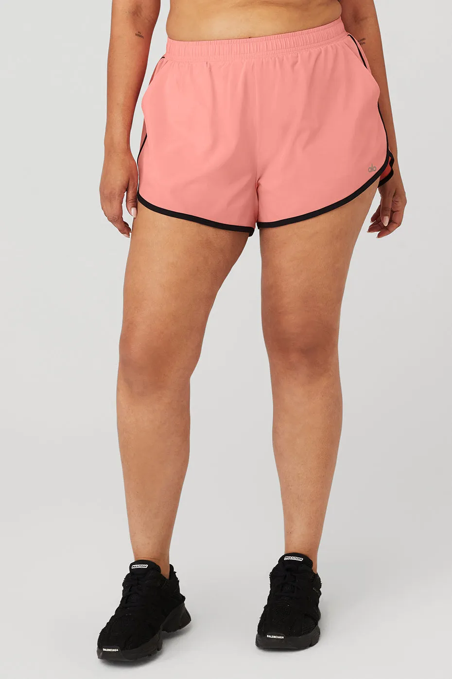 Ivy League Dolphin Short - Strawberry Lemonade/Black