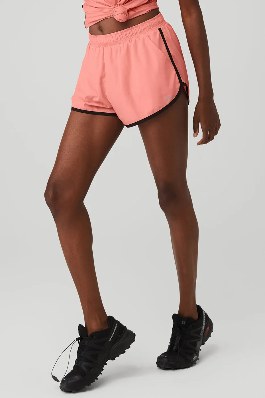 Ivy League Dolphin Short - Strawberry Lemonade/Black