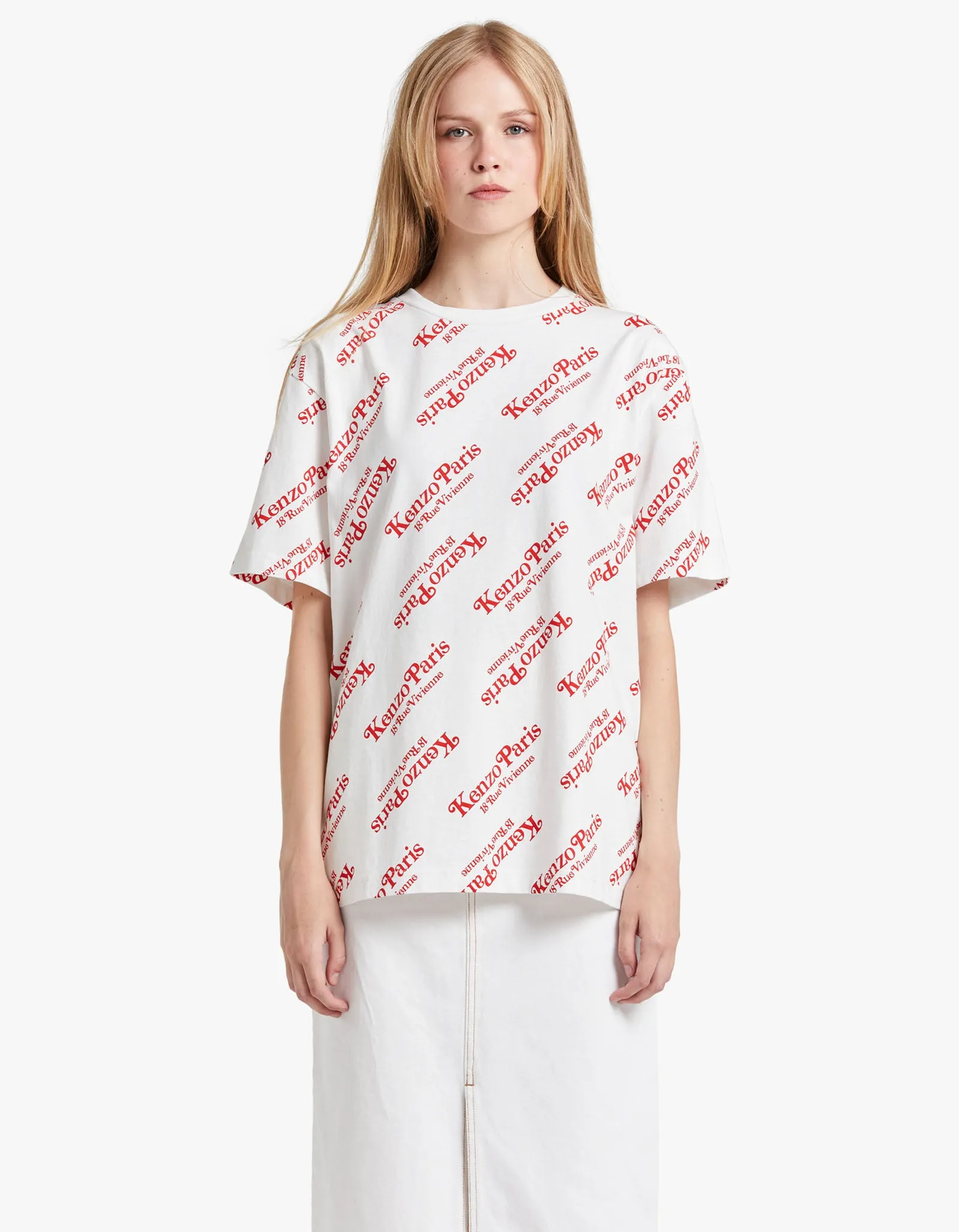 Kenzo By Verdy Oversize T Shirt - Off White