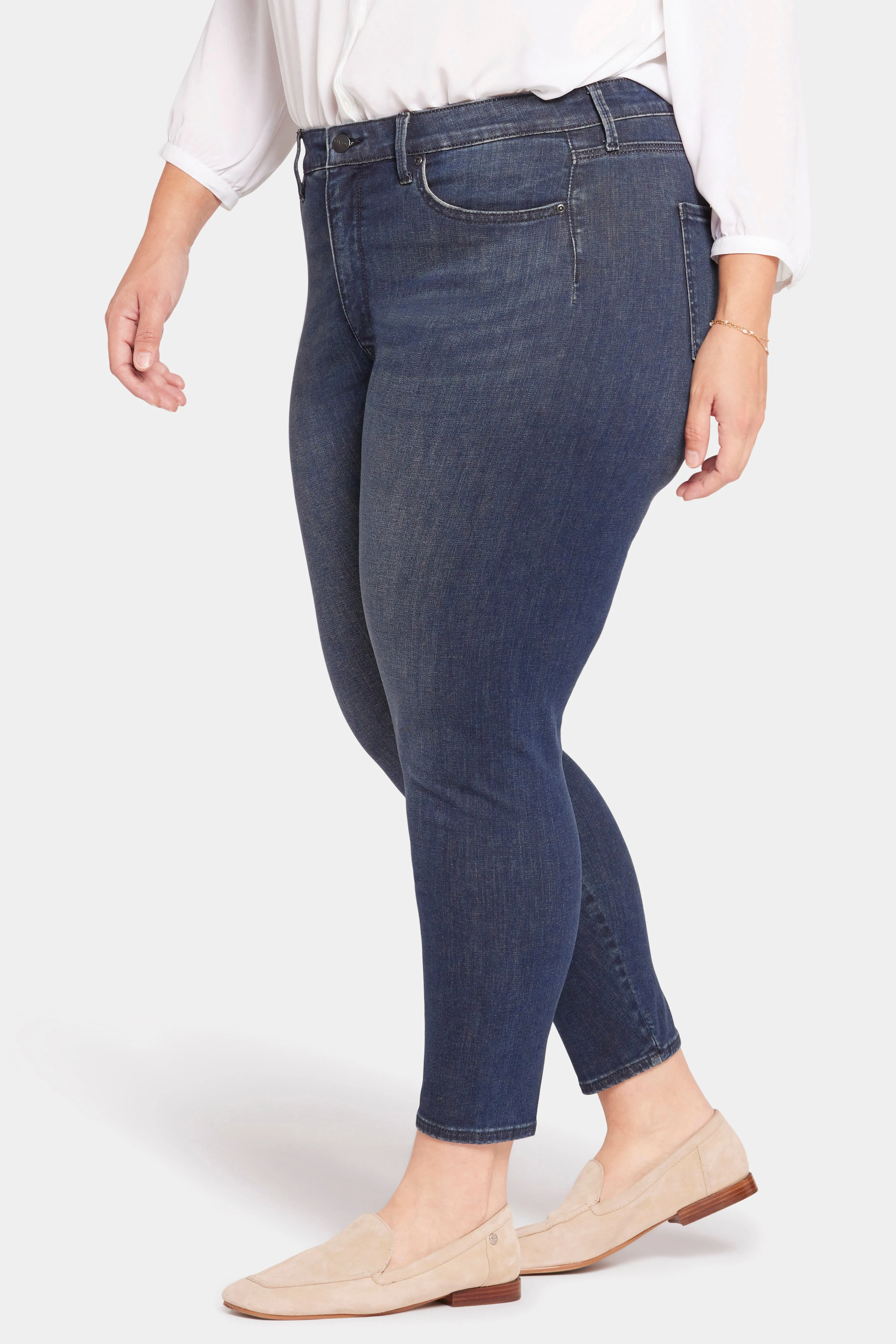 Le Silhouette Ami Skinny Jeans In Petite Plus Size - Precious