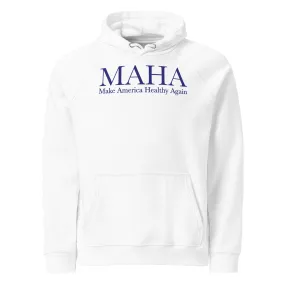 Make America Healthy Again Classic Unisex Eco Raglan Hoodie