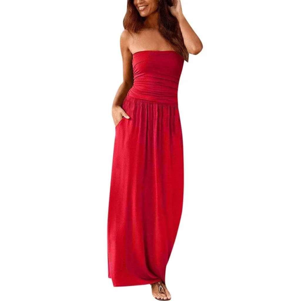 Michaela Bandeau Maxi Dress