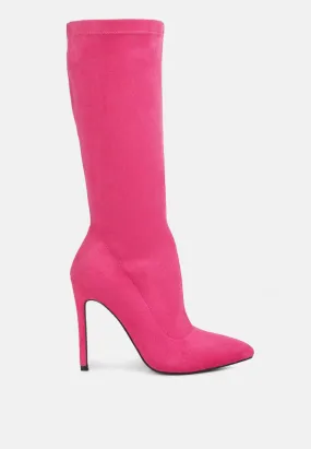 Playdate High Heeled Calf Boots By Ruw