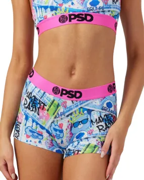 PSD Women's Make It Rain Boy Shorts