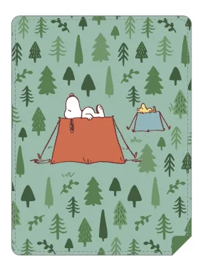 Snoopy Camping Throw Blanket