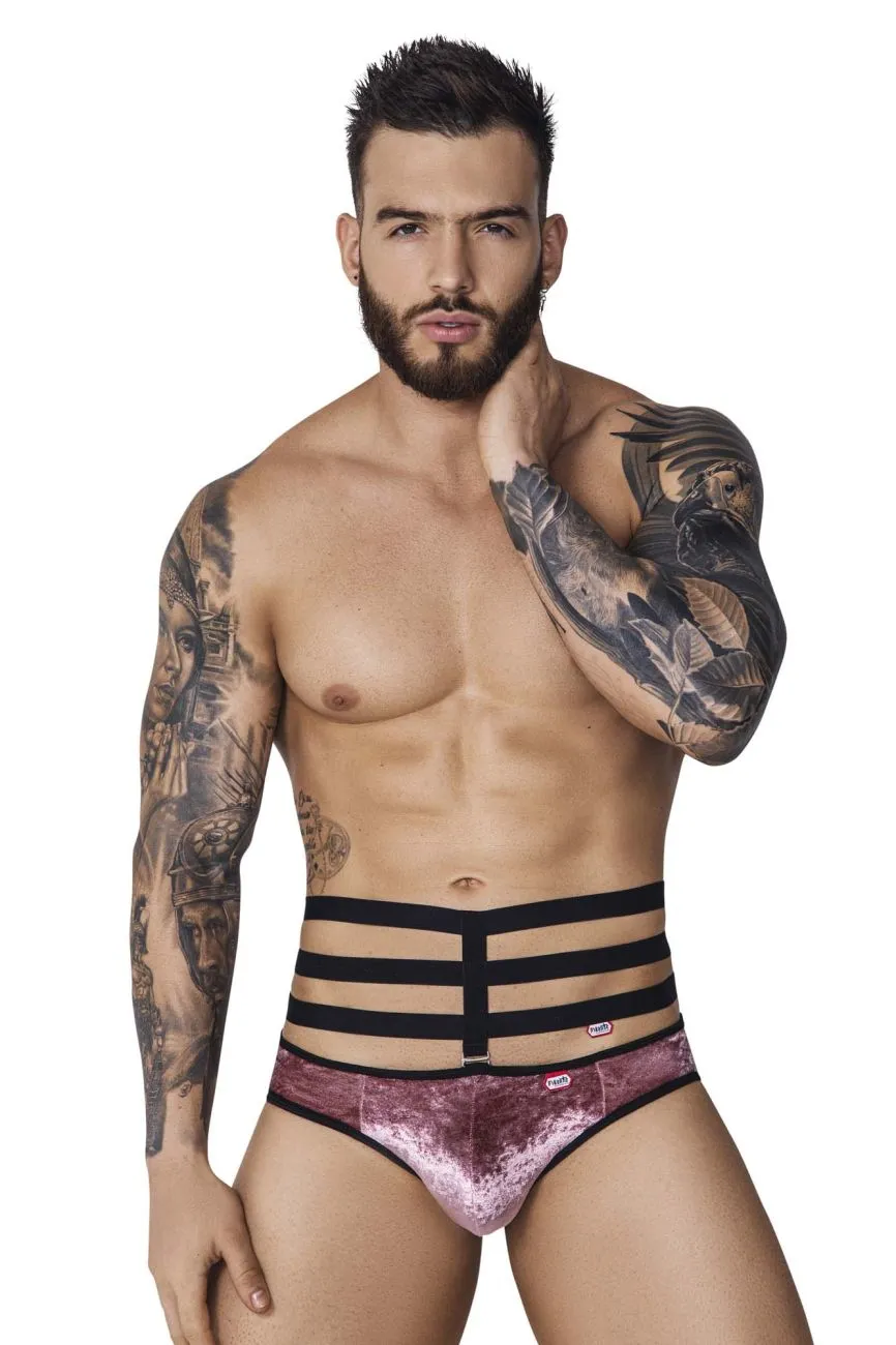 Strappy Velvet Briefs