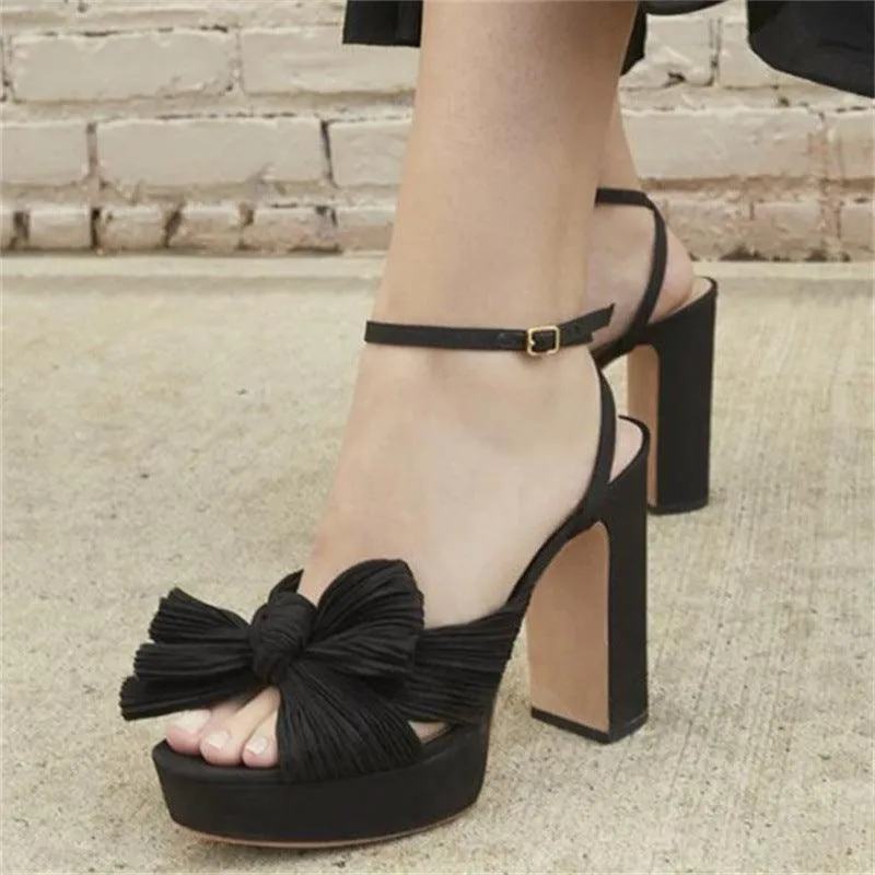 Thick Soled High Heel Shoes