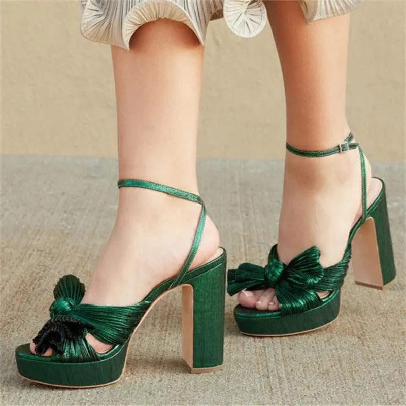 Thick Soled High Heel Shoes