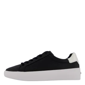 Vulc Lace Up Lth Black / White