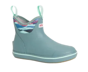 Xtratuf Womens Ankle Deck Boot Trooper Blue/Beach